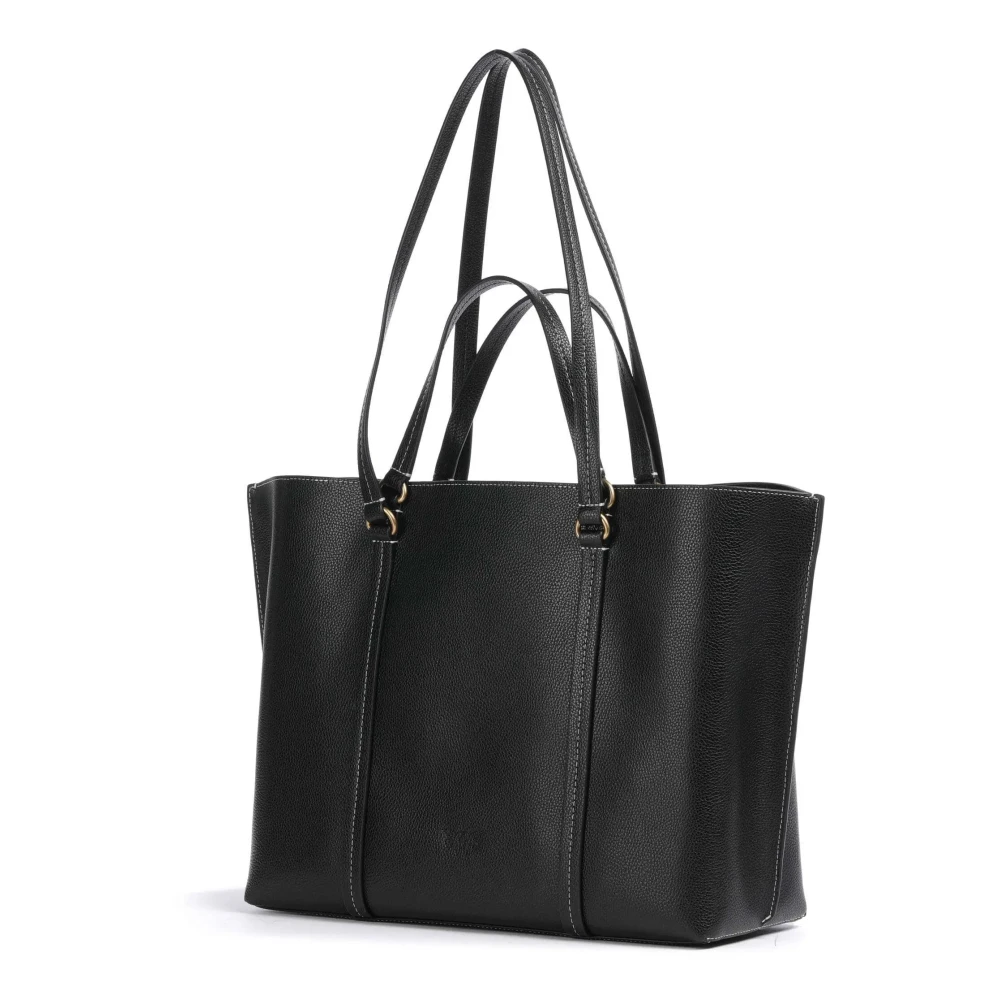 pinko Miranda Shopper Tas Black Dames