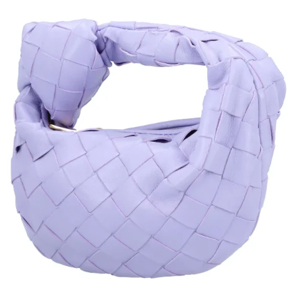 Bottega Veneta Leather handbags Purple Dames