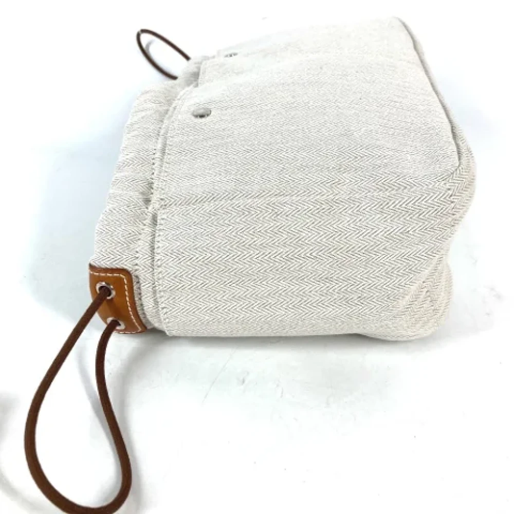 Hermès Vintage Pre-owned Fabric pouches Beige Dames