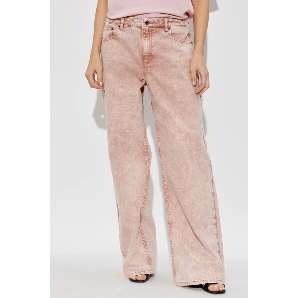 Michael Kors Wijde broek Pink Dames