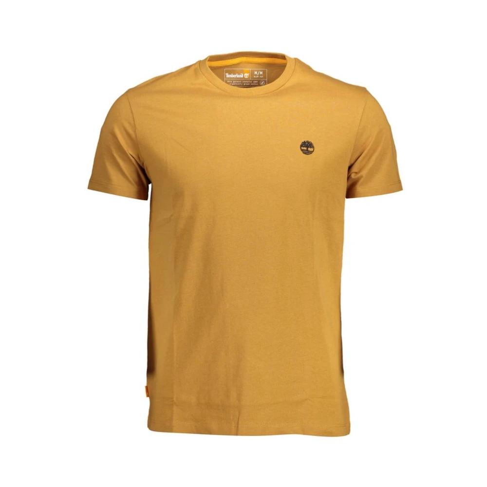 Timberland Men's Brown Cotton Tshirt - T-Shirts - S - Tops