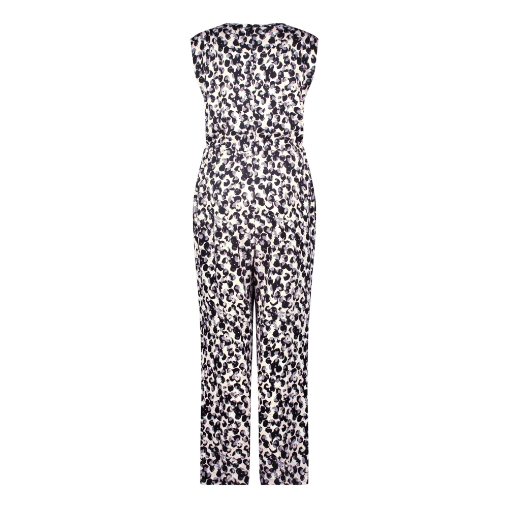 Betty & Co Mouwloze Jumpsuit met Ronde Halslijn Multicolor Dames