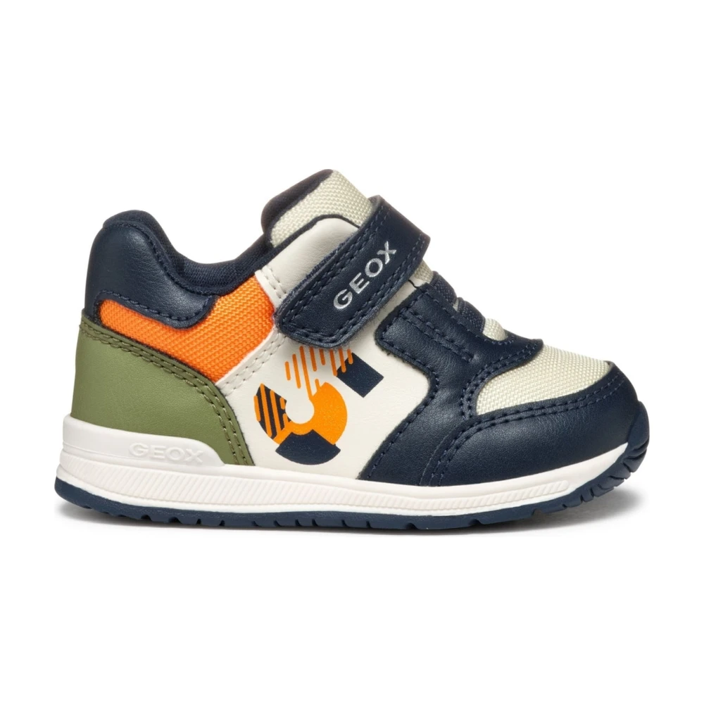 Geox Boys Multicolor Sneakers,, Blue Kids Trainers Size 23 Eu