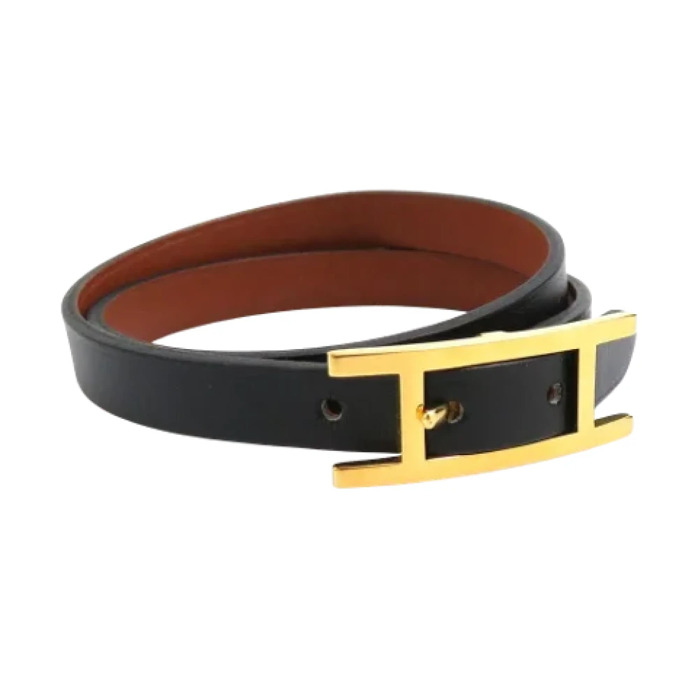 Hermès Vintage Pre-owned Leather belts Yellow Dames