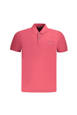 polo-homme-en-coton-rouge
