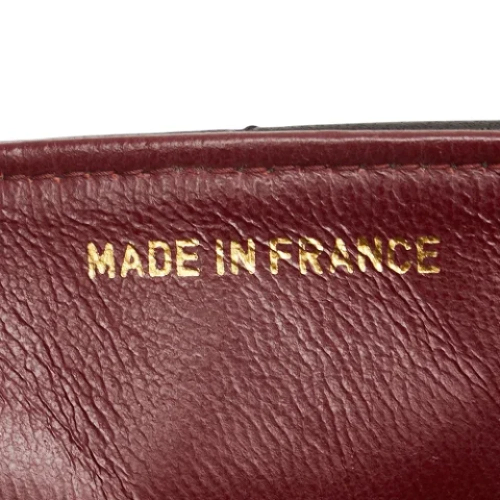 Chanel Vintage Pre-owned Leather shoulder-bags Black Dames