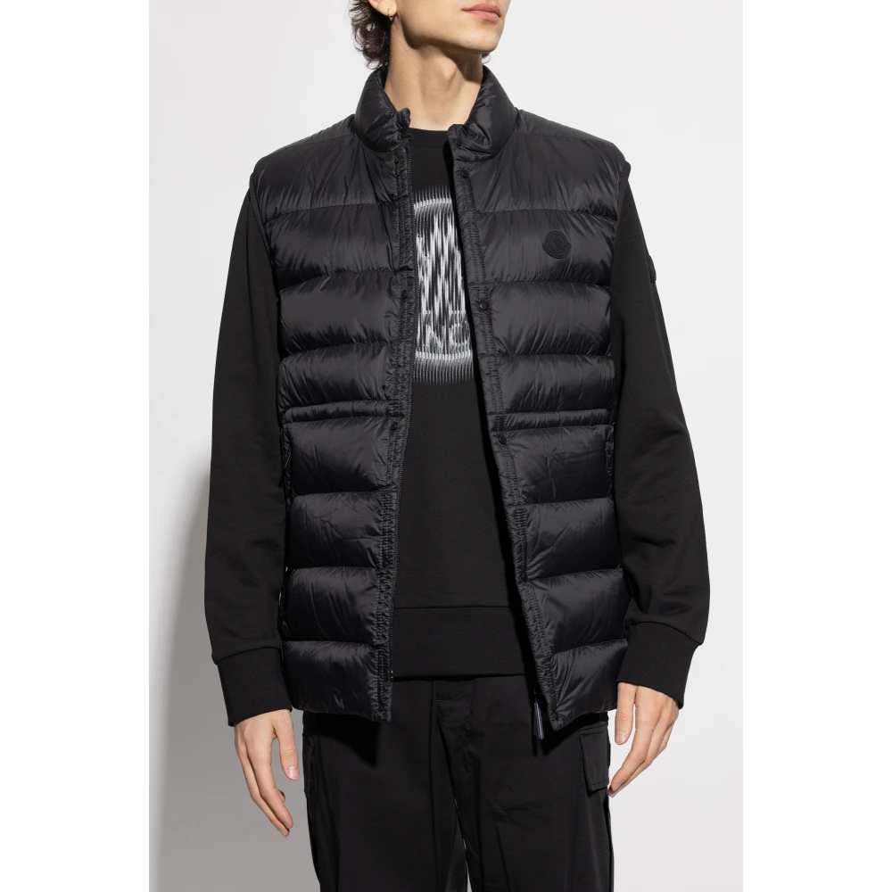 Moncler Donsvest Plaret Black Heren