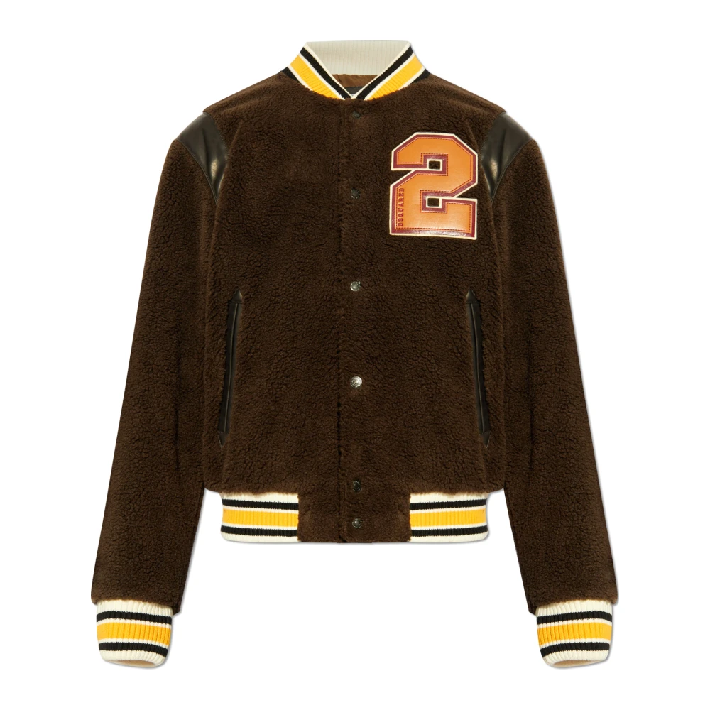 Dsquared2 'Bomber' jack Brown Heren