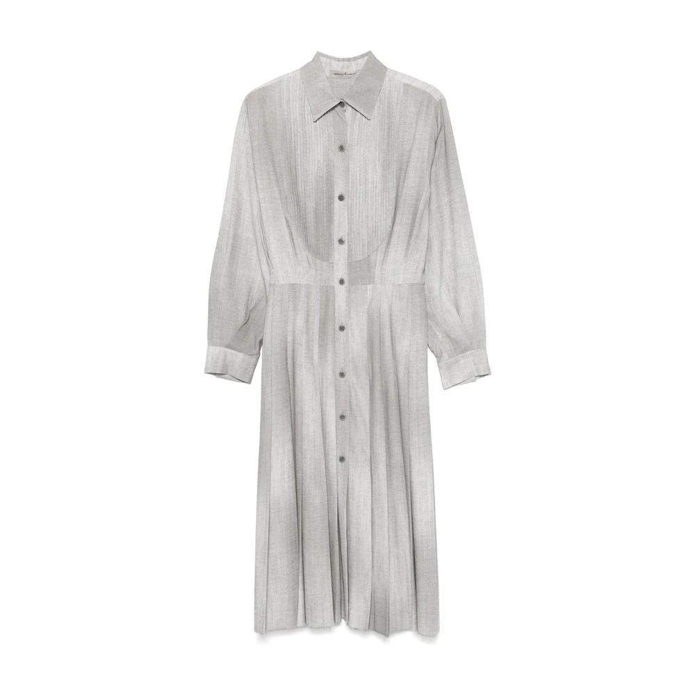 Ermanno Scervino Elegante Zwarte Jurk voor Vrouwen Gray Dames