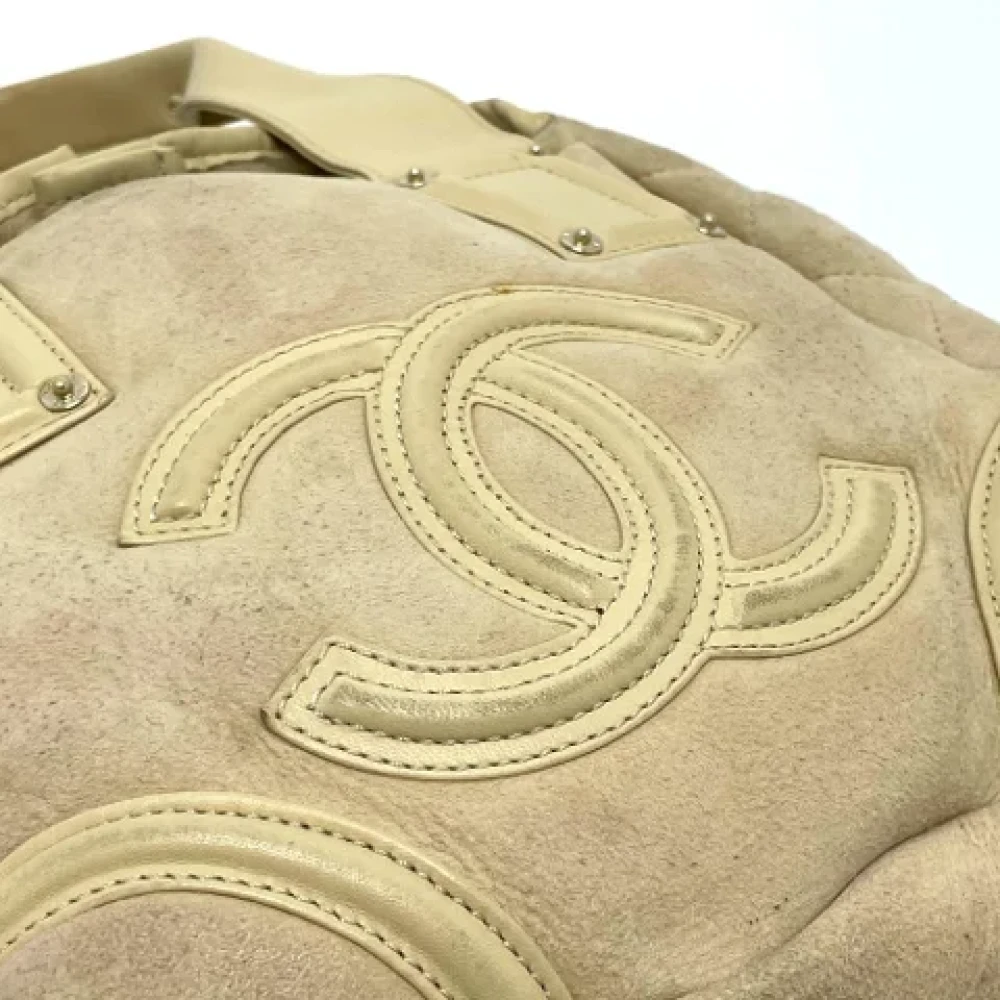 Chanel Vintage Pre-owned Fabric chanel-bags Brown Dames