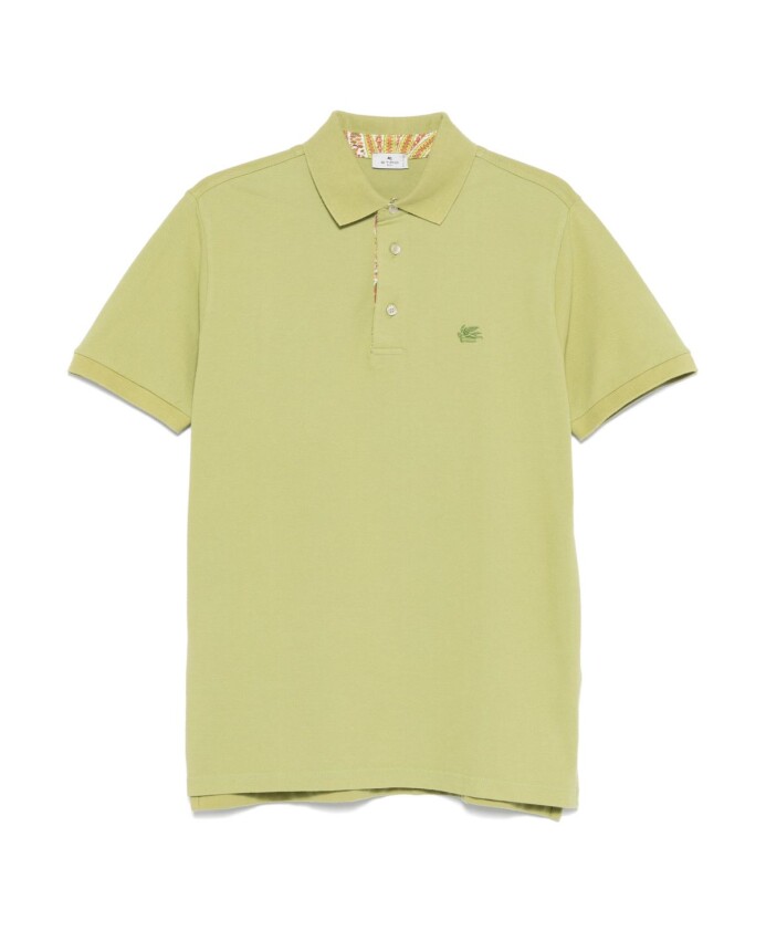 polo-vert-manches-courtes