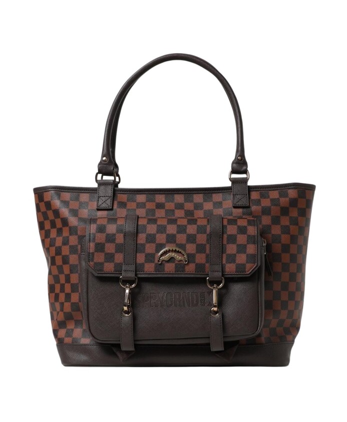 sac-fourre-tout-en-cuir-a-carreaux-multicolore