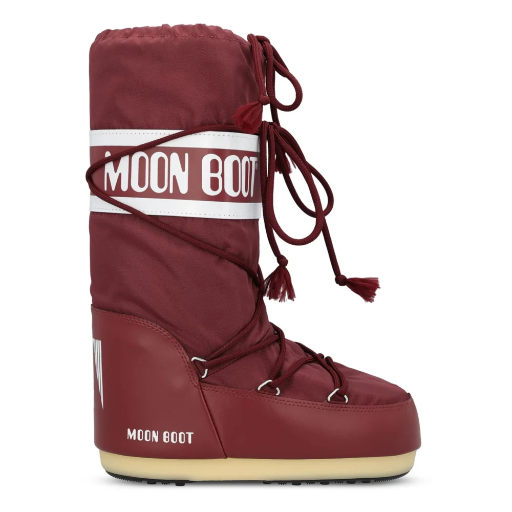 Moon Boot Women's Red Icon Nylon Boots