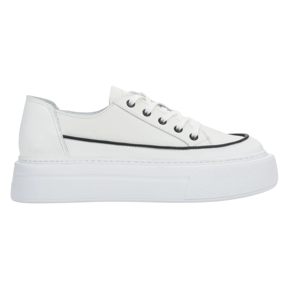 Estro Platform Sneakers Dames Schoenen Wit