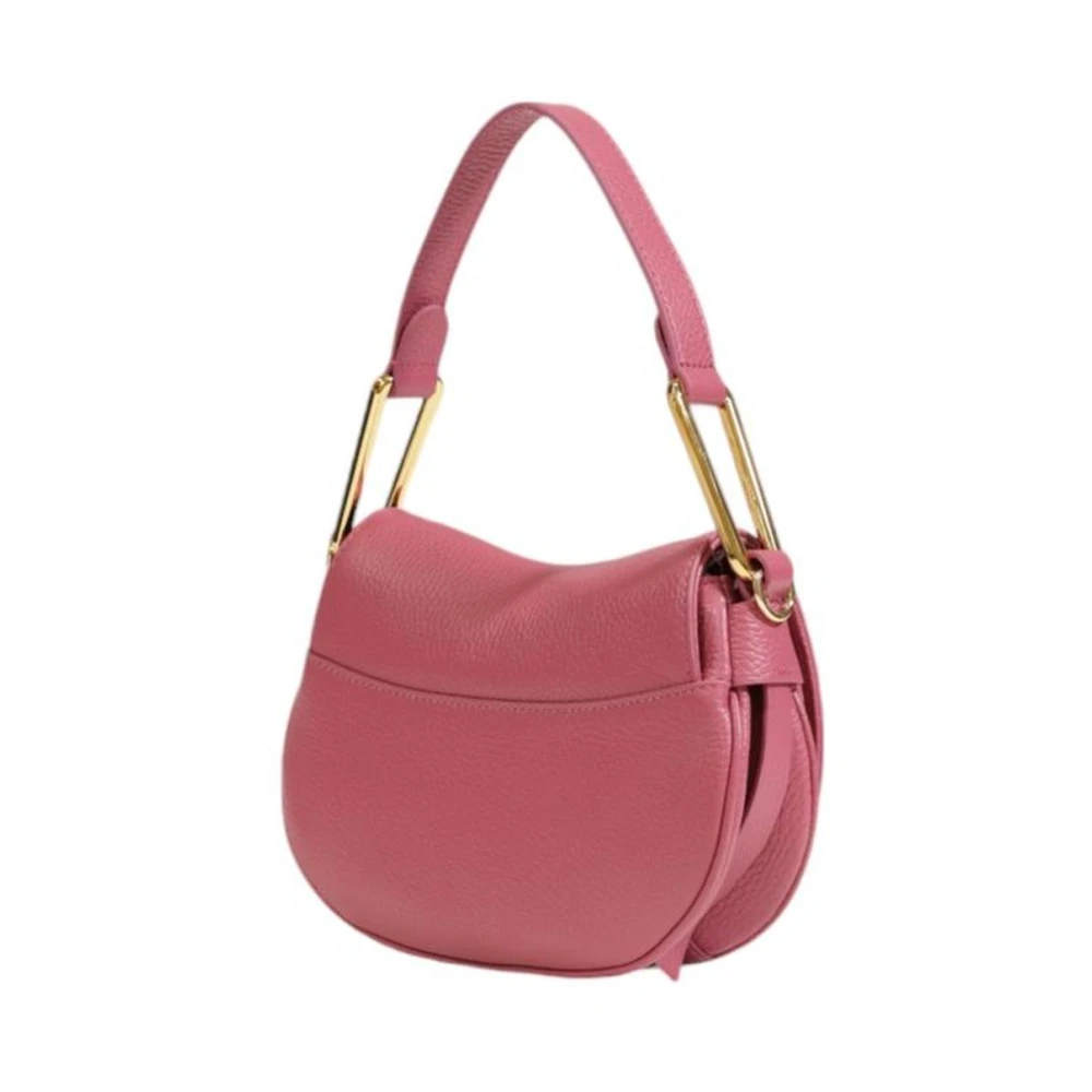 Coccinelle Stijlvolle leren handtas voor vrouwen Pink Dames