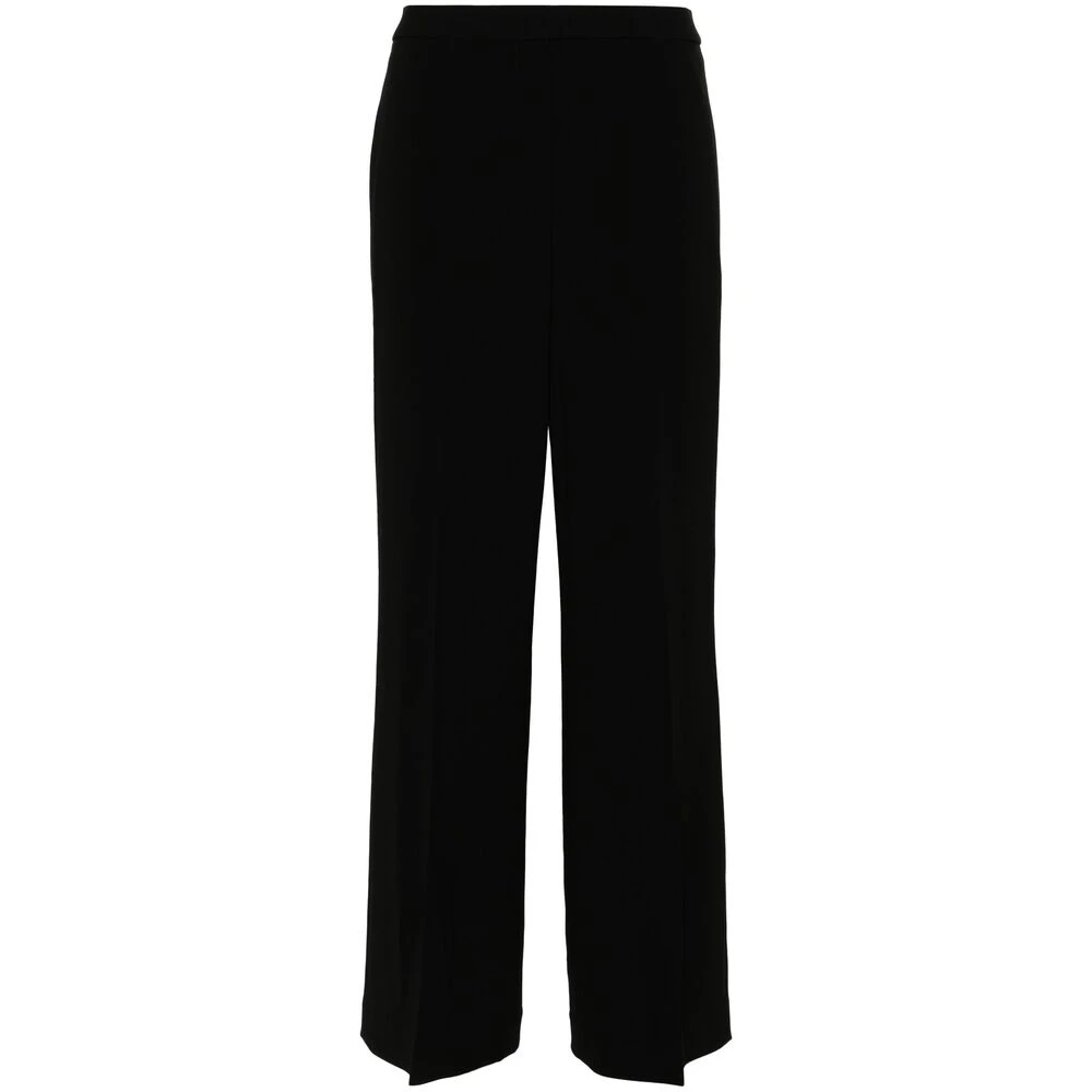 Theory Zwarte Wijde Pijp Getailleerde Broek Black Dames