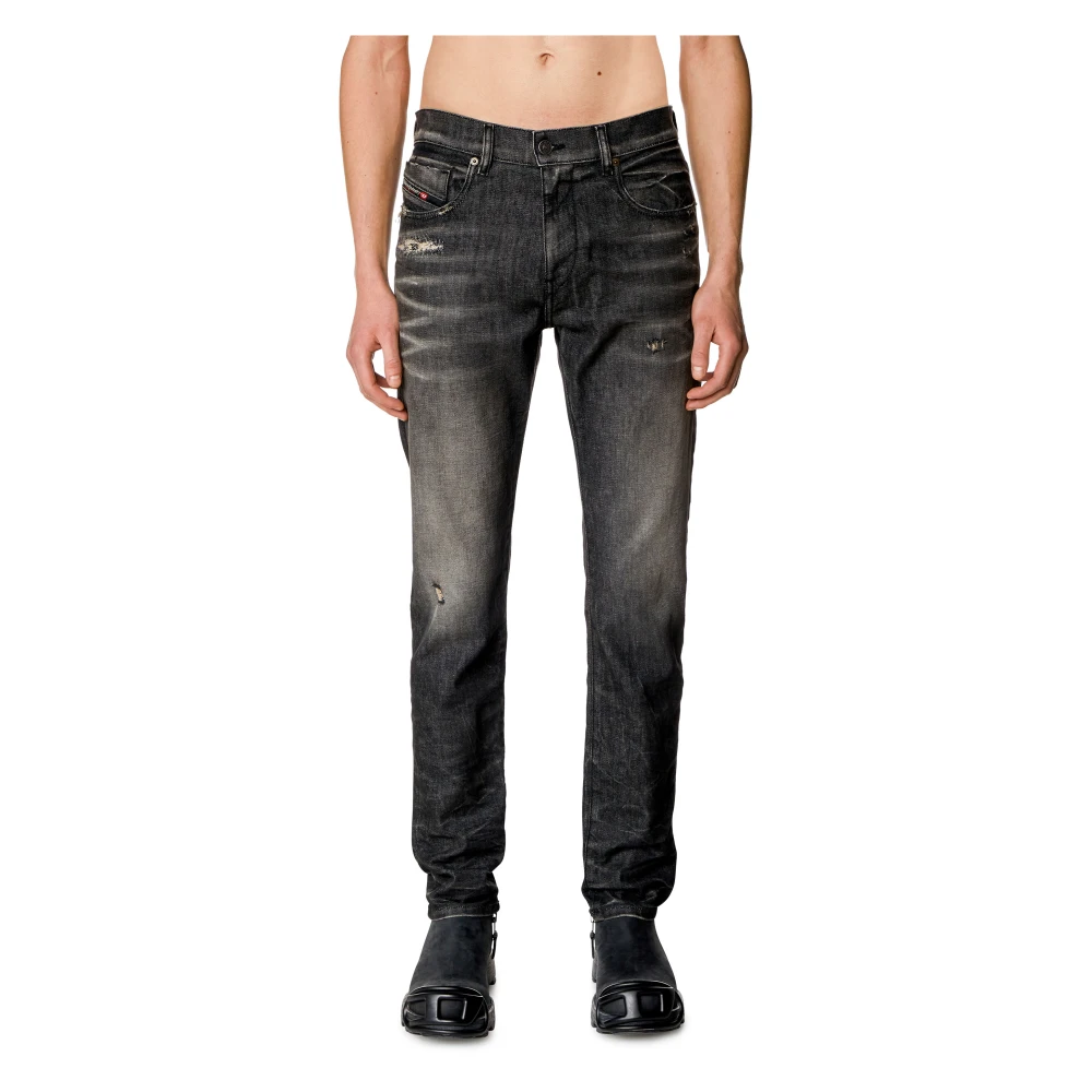 Diesel Slim Jeans 2019 D-Strukt Black Heren