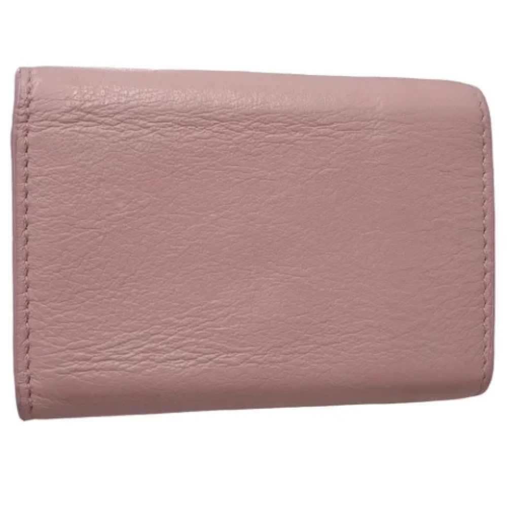 Balenciaga Vintage Pre-owned Leather wallets Pink Dames