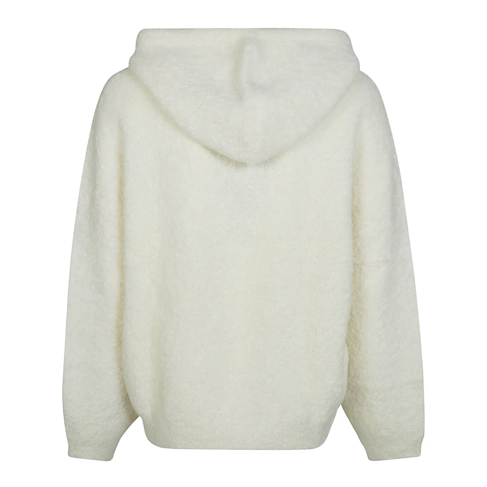 Sun68 Boucle hoodie voor stijlvol comfort Beige Dames
