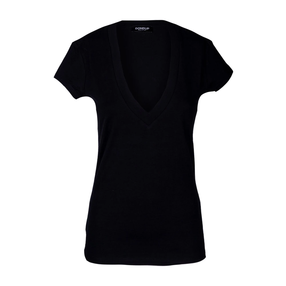 Dondup Stijlvolle T-shirts voor mannen en vrouwen Black Dames