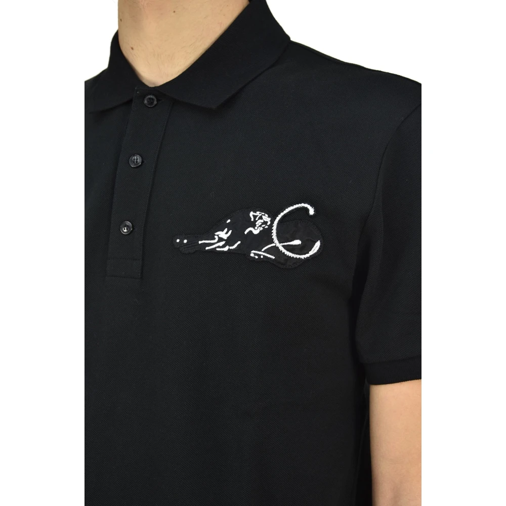 Valentino Zwarte Heren Katoenen Polo Shirt Logo Mod.MV0MH01M47C0NO Black Heren
