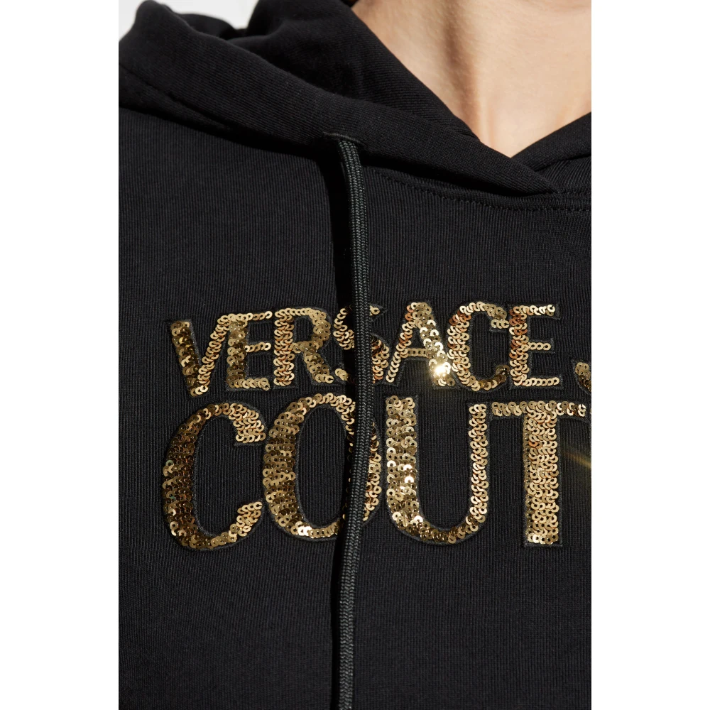Versace Jeans Couture Hoodie Black Dames