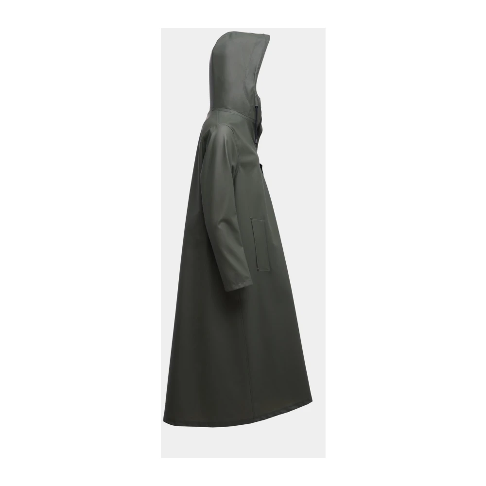 Stutterheim Lichtgewicht Rits Regenjas voor Vrouwen Green Dames