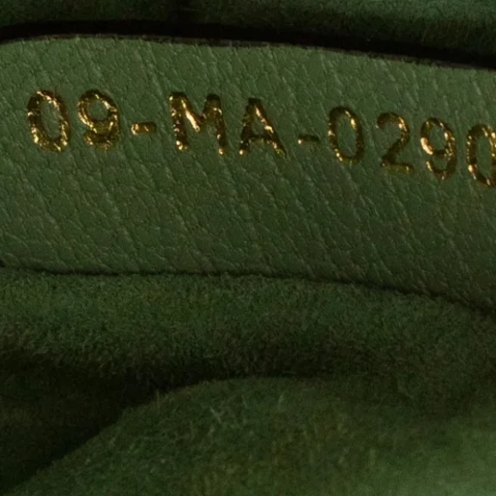 Dior Vintage Pre-owned Leather dior-bags Green Dames