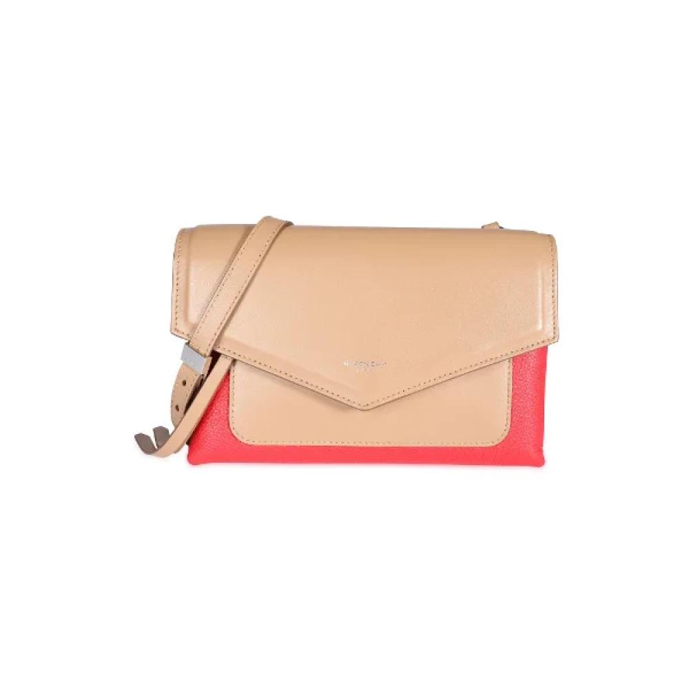 Givenchy Pre-owned Leather crossbody-bags Beige Dames