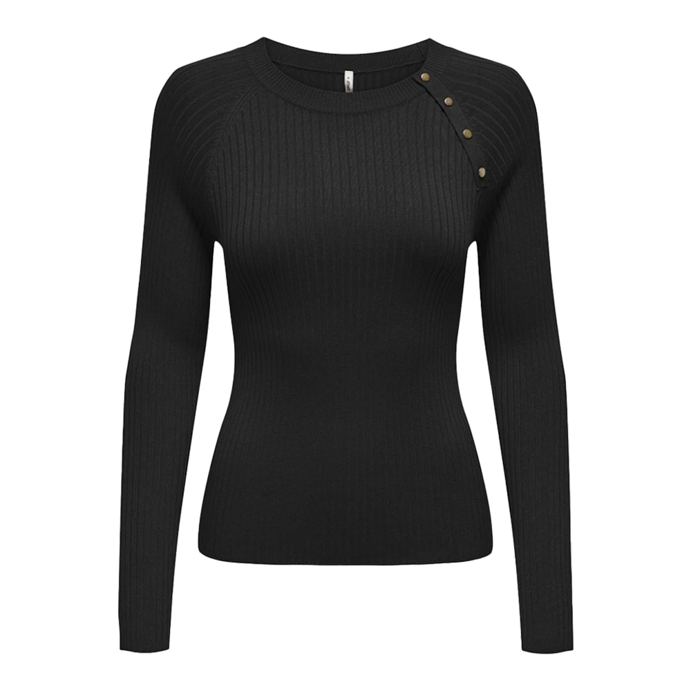 Only Stijlvolle Gebreide Collectie Black Dames