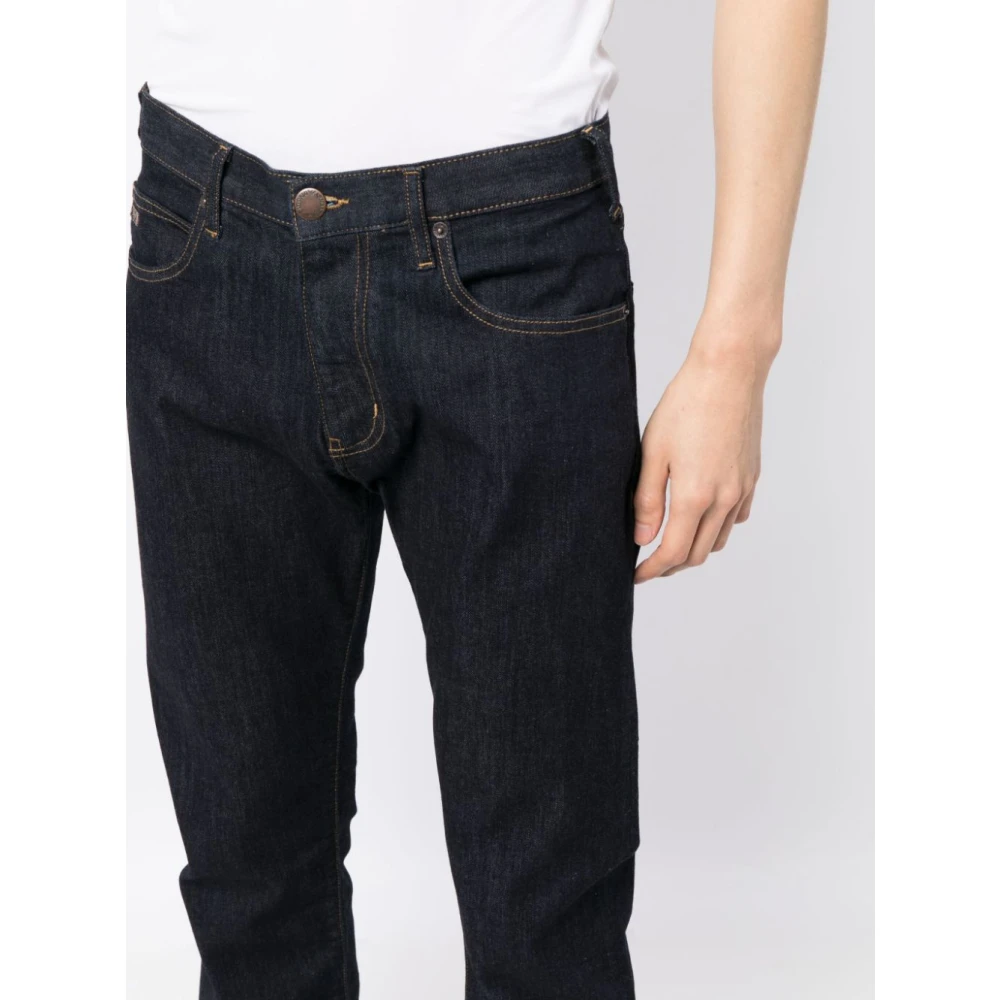 Emporio Armani Indigo Blue Slim Fit Jeans Blue Heren