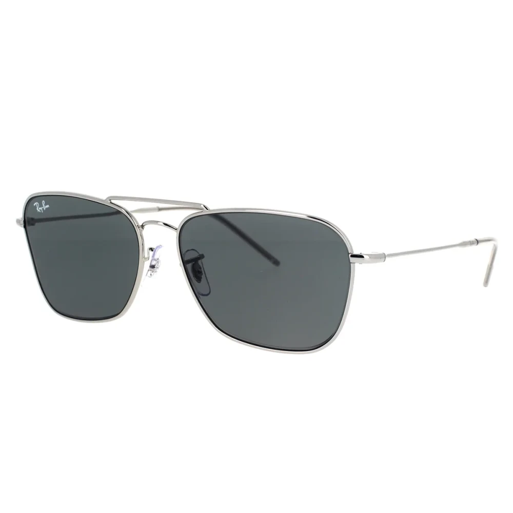 Ray-Ban Unisex Gray Sunglasses, 58 Mm, Innovative Sunglasses Caravan Gunmetal Grey