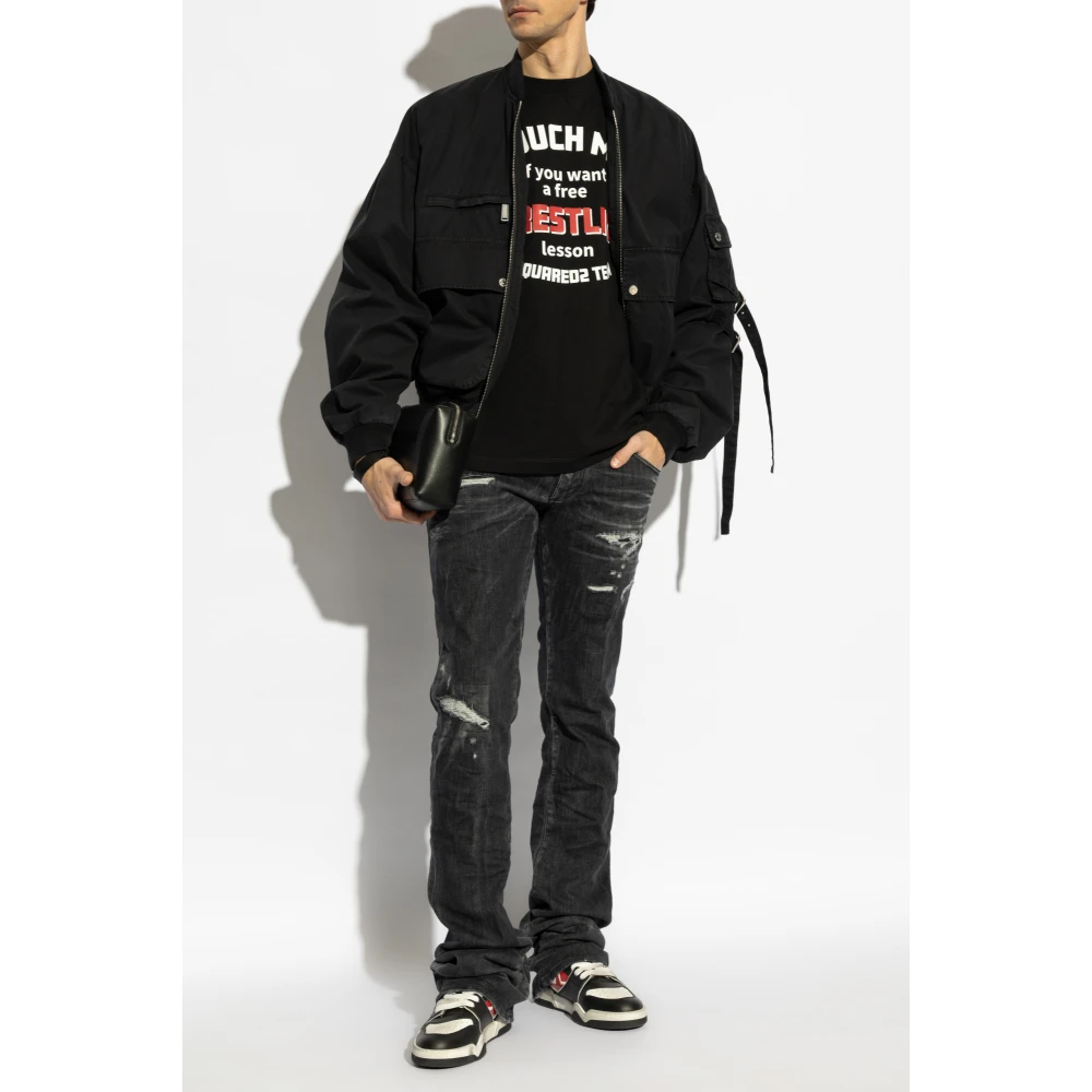 Dsquared2 Jas van het type bomber Black Heren