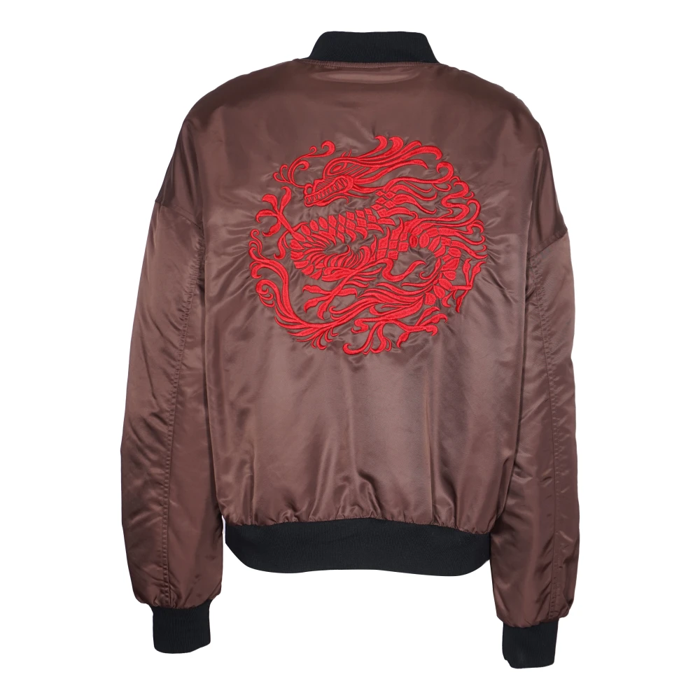 Weili Zheng Stijlvolle Jassen Collectie Brown Dames