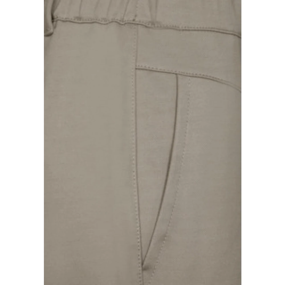 Street One Paperbag Zip Fly Broek Gray Dames