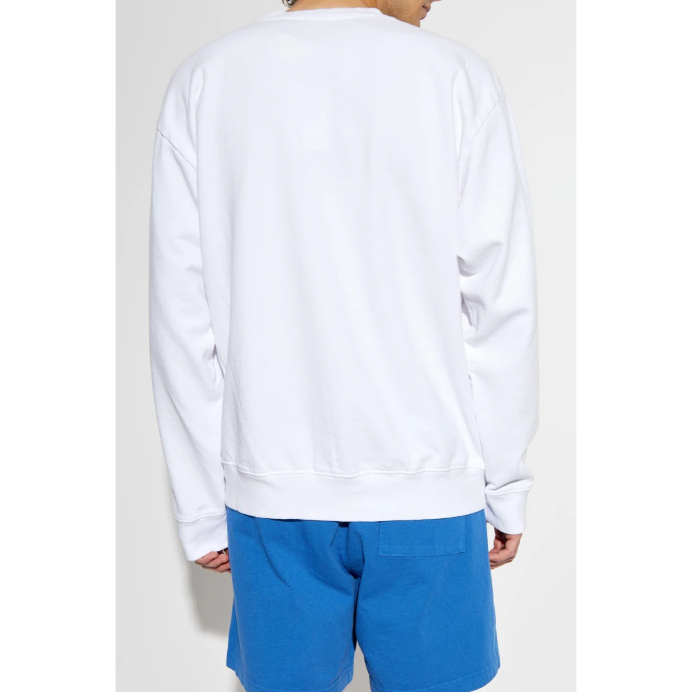 Sporty & Rich Katoenen sweatshirt White Unisex