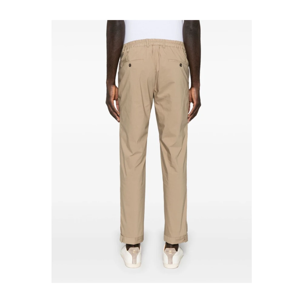 Incotex Slimme Chinese broek lichtbruin Beige Heren