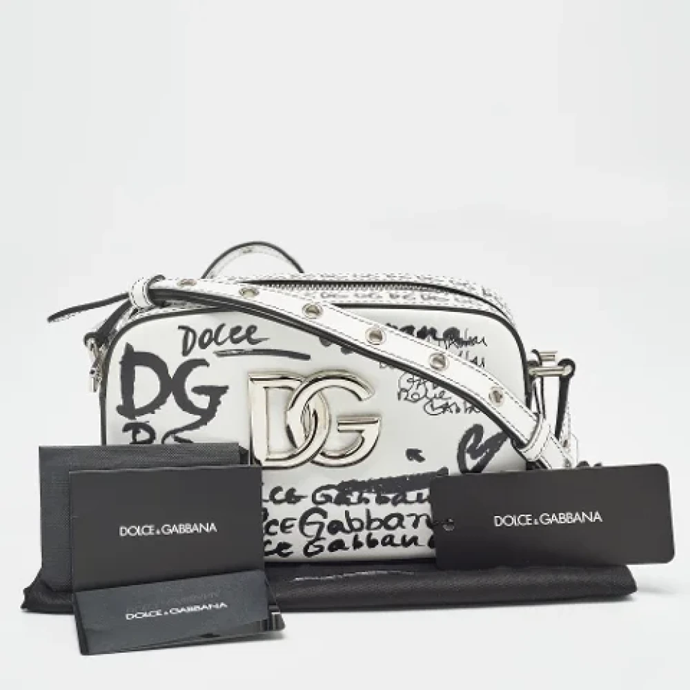 Dolce & Gabbana Pre-owned Leather crossbody-bags White Dames