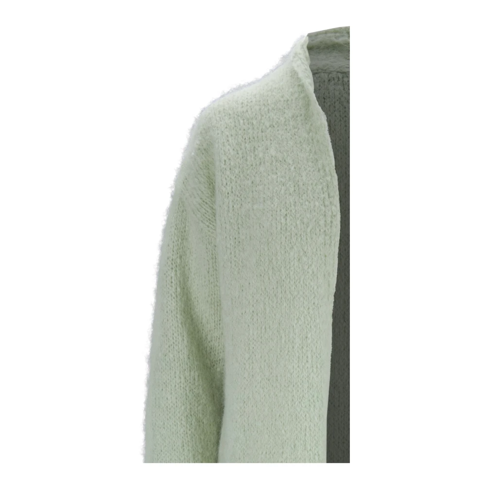Aniye By Mohair Alpaca Langemouw Cardigan Green Dames