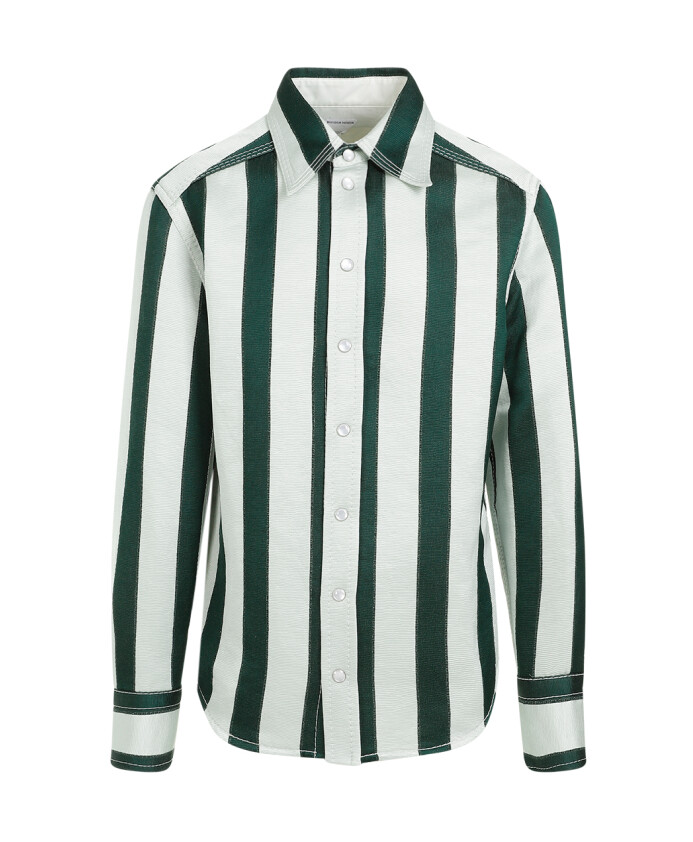 chemise-en-coton-vert-fonce