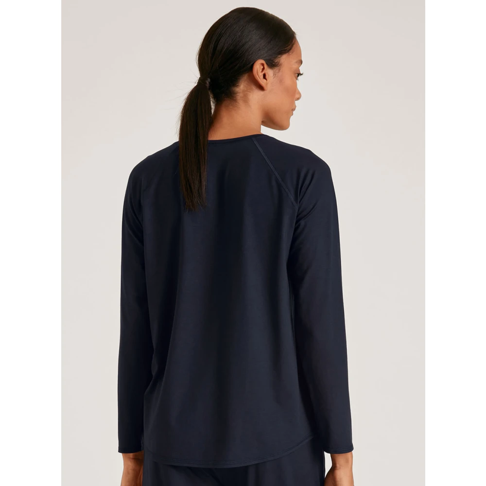 CALIDA Lange mouwen overhemd Blue Dames