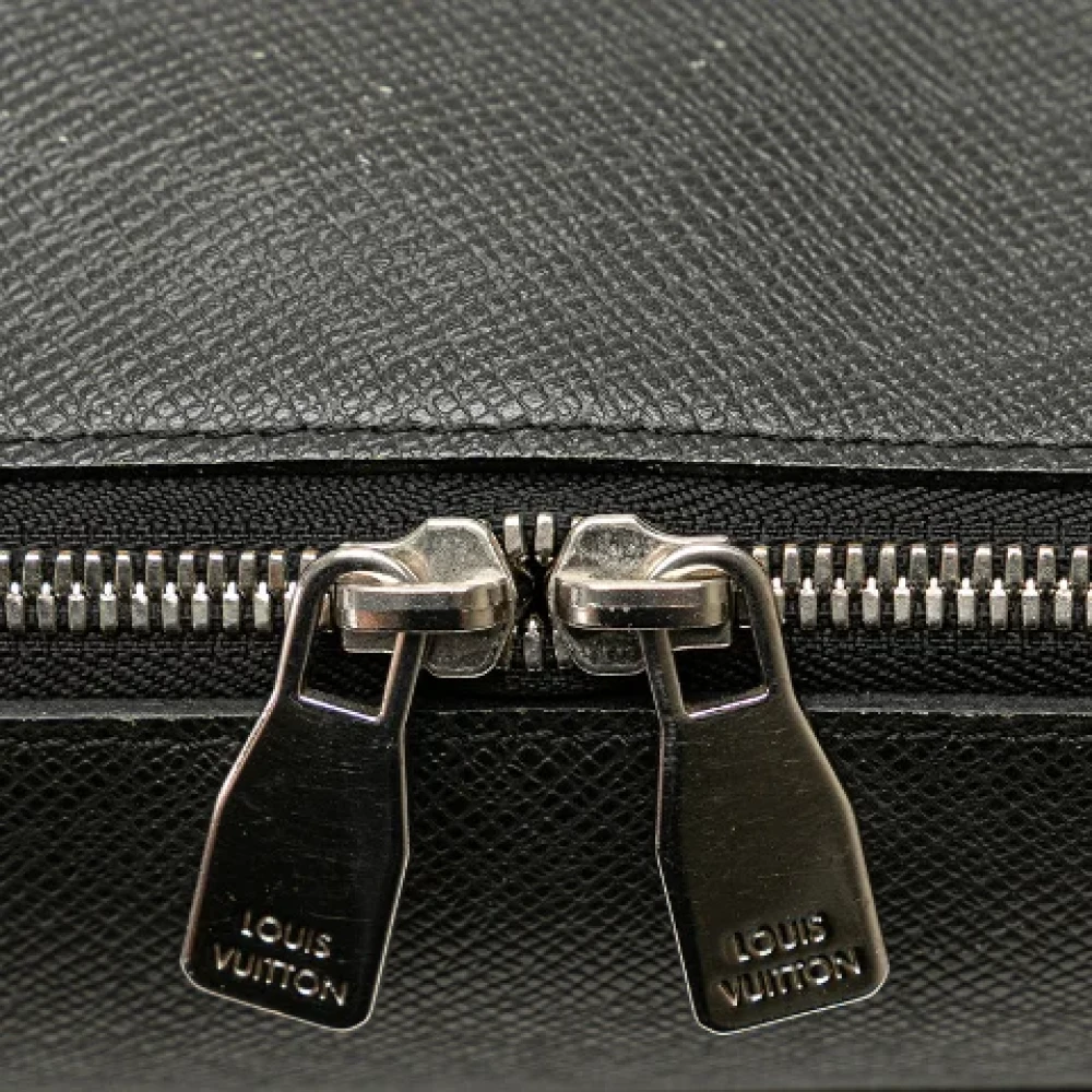 Louis Vuitton Vintage Pre-owned Leather crossbody-bags Black Heren
