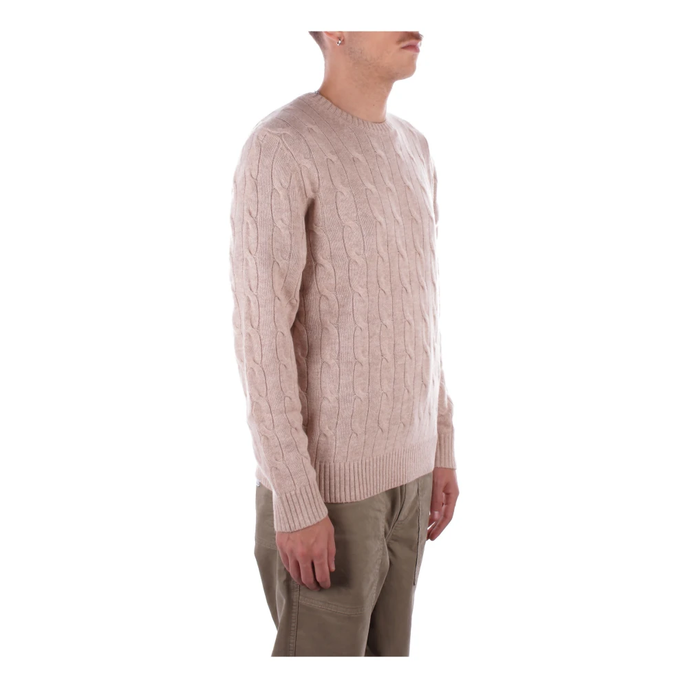Saint Barth Beige Logo Front Sweaters Beige Heren