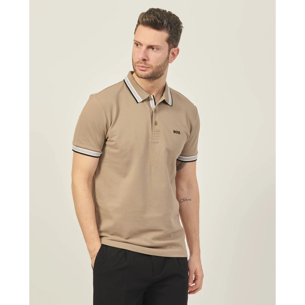 Boss Heren Paddy Polo Beige Heren