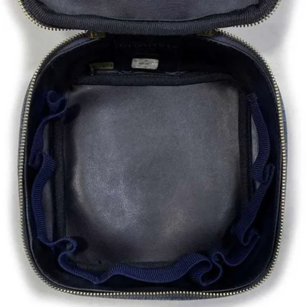 Chanel Vintage Pre-owned Denim chanel-bags Blue Dames