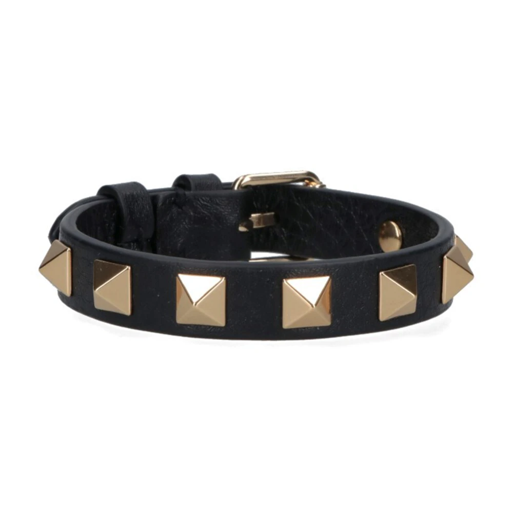 Valentino Garavani Men's Black Rockstud Bracelet