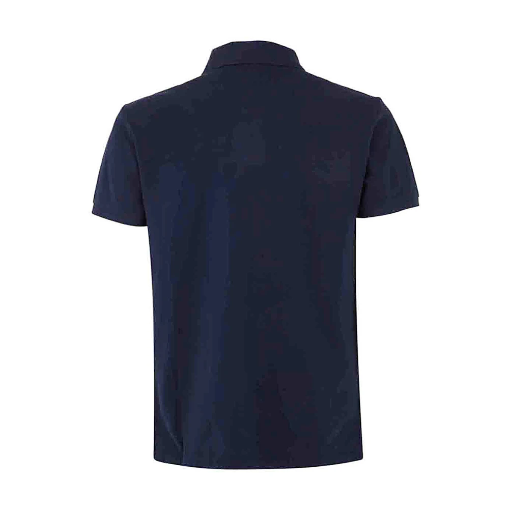 Polo Ralph Lauren Navy Gebreide Polo Blue Heren