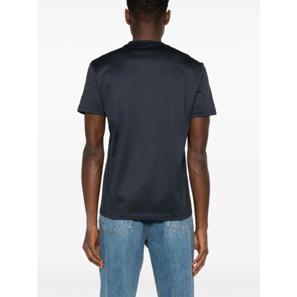 Low Brand Blauwe T-shirts en Polos Blue Heren