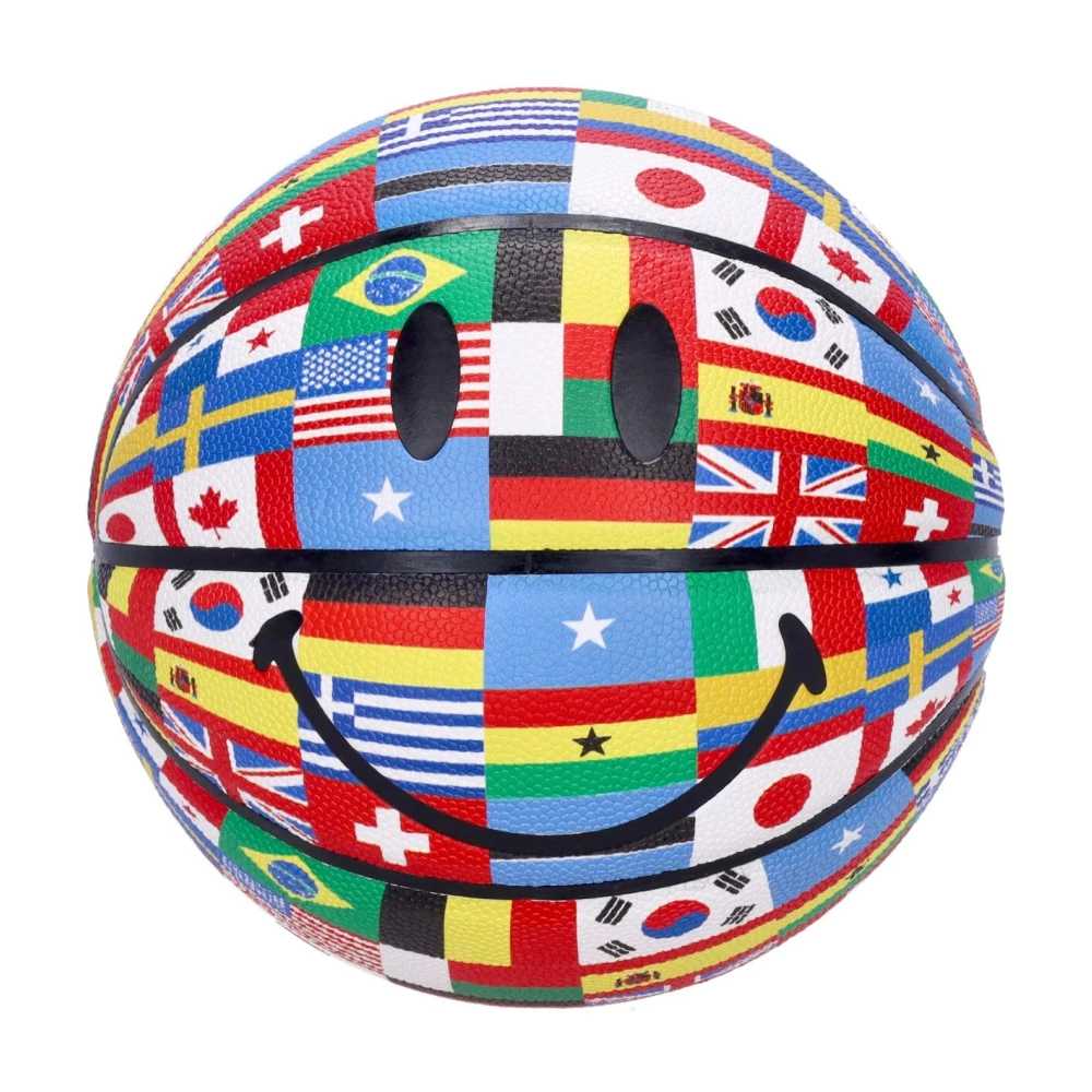 Market Rubberen basketbal met Smiley-logo Multicolor Heren