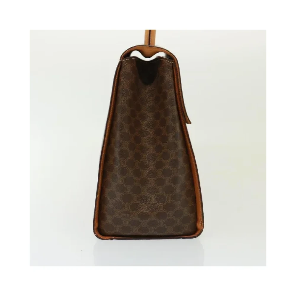 Celine Vintage Pre-owned Leather handbags Brown Dames